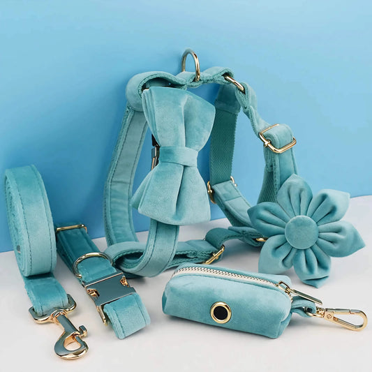 Turquoise Stone Velvet Set
