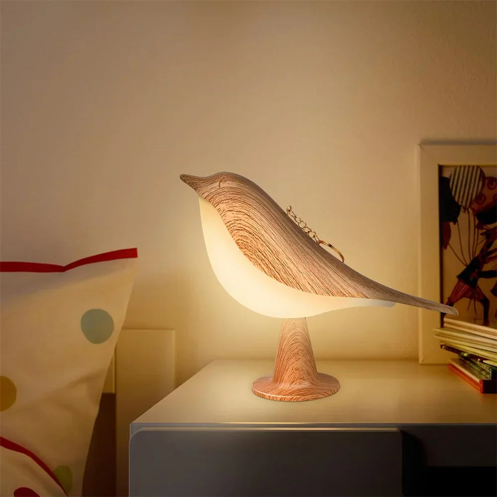 DecorBites™ 1pc LED Touch-Control Bird Lamp - Art Deco, 3-Levels Dimmable, USB-Cordless with Rechargeable Battery, Versatile for All Rooms