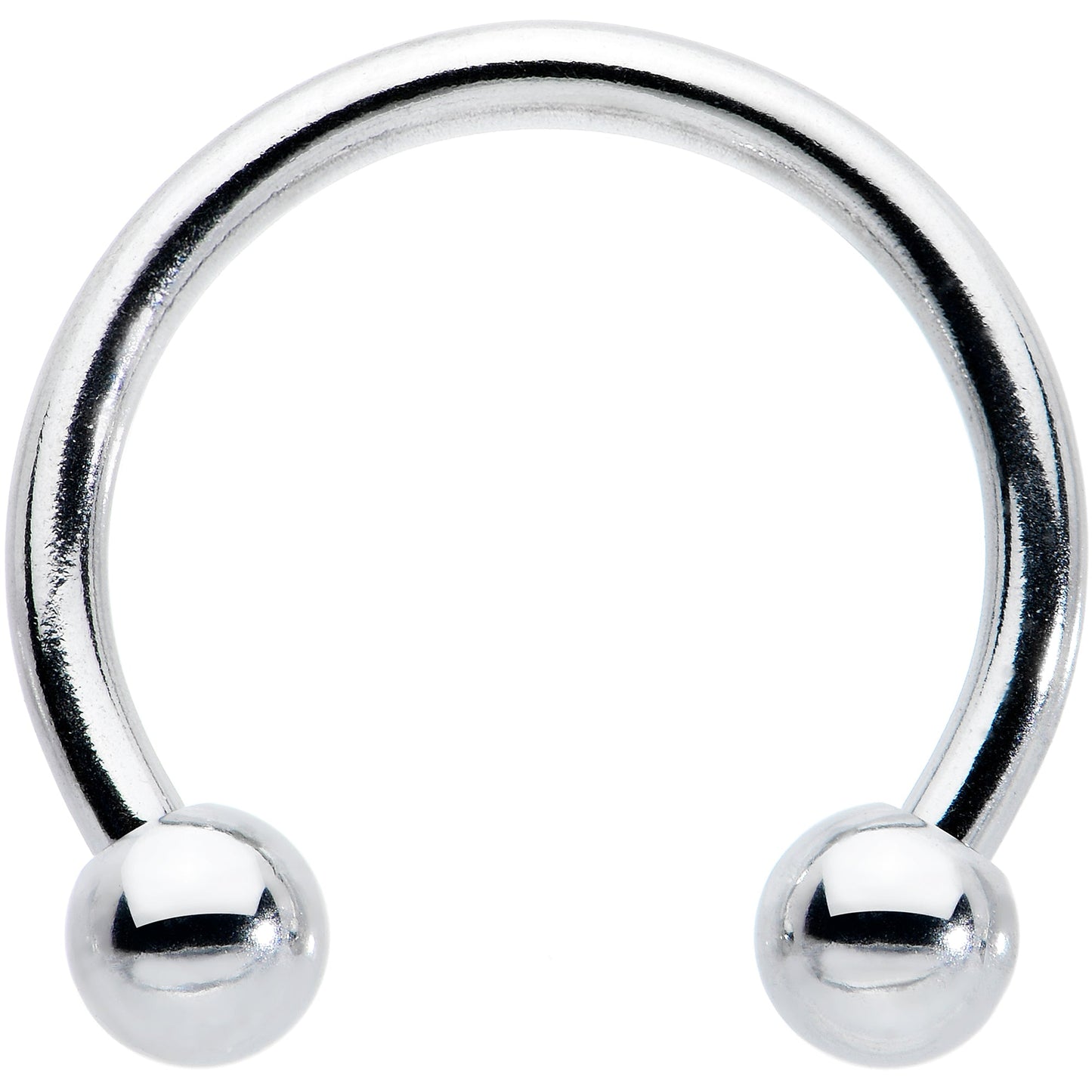 16G STEEL HORSE SHOE Circular Barbell 3/8 3mm