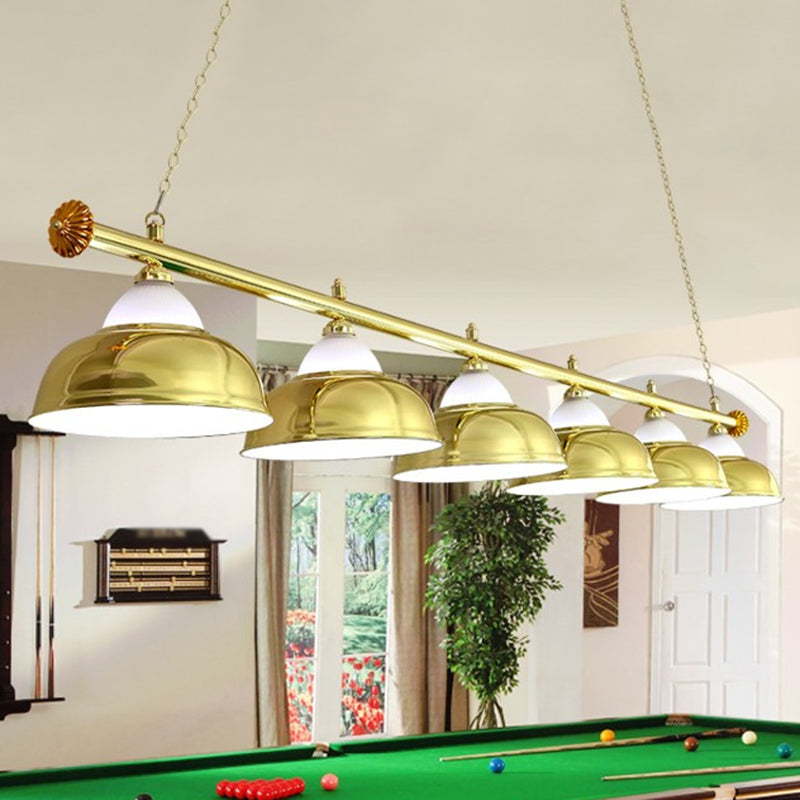 DecorBites™ Stainless Steel Billiard Light - Stylish Country Bowl Game Room Ceiling Lamp