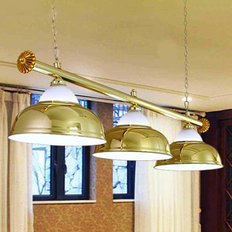 DecorBites™ Stainless Steel Billiard Light - Stylish Country Bowl Game Room Ceiling Lamp