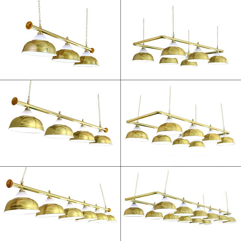 DecorBites™ Stainless Steel Billiard Light - Stylish Country Bowl Game Room Ceiling Lamp