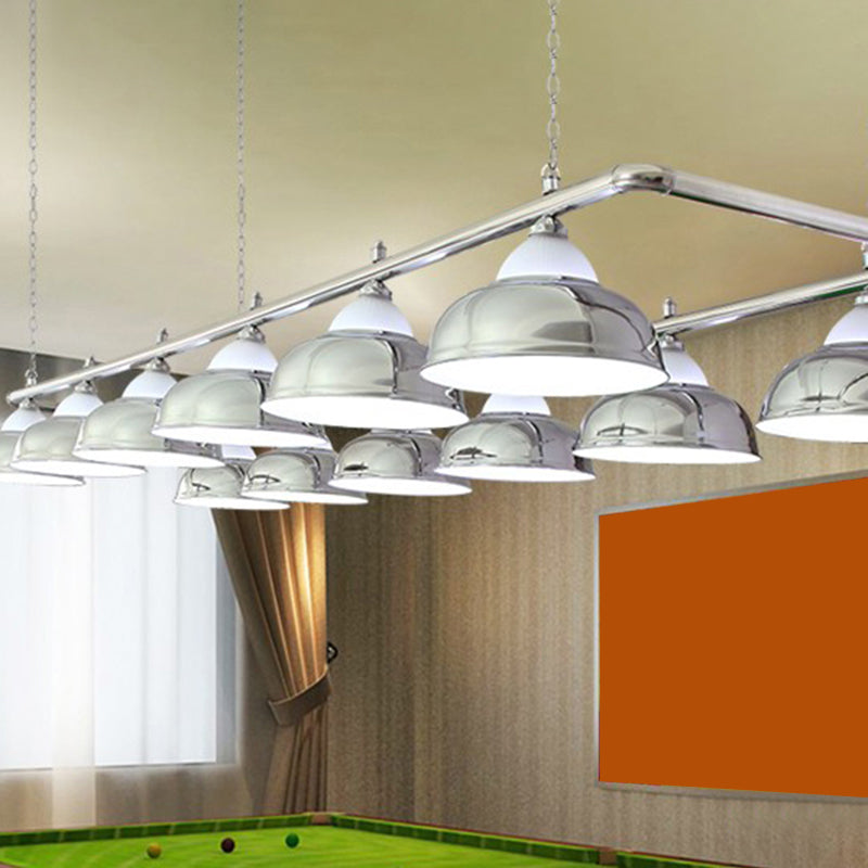 DecorBites™ Stainless Steel Billiard Light - Stylish Country Bowl Game Room Ceiling Lamp