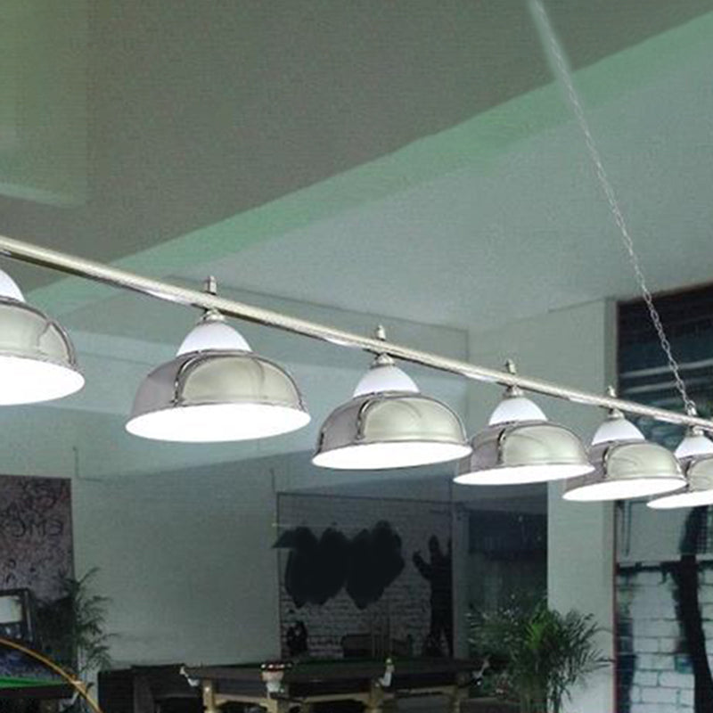 DecorBites™ Stainless Steel Billiard Light - Stylish Country Bowl Game Room Ceiling Lamp