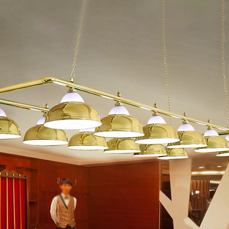 DecorBites™ Stainless Steel Billiard Light - Stylish Country Bowl Game Room Ceiling Lamp
