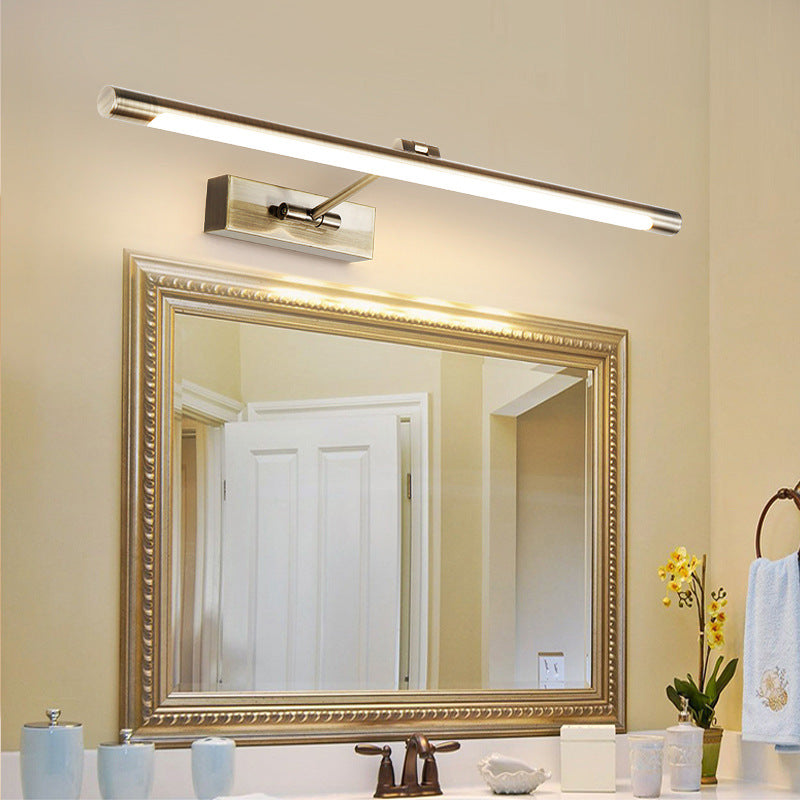 DecorBites™ Swing Arm Tube LED Picture & Vanity Sconce Light - Minimalist Metal Bathroom Lighting