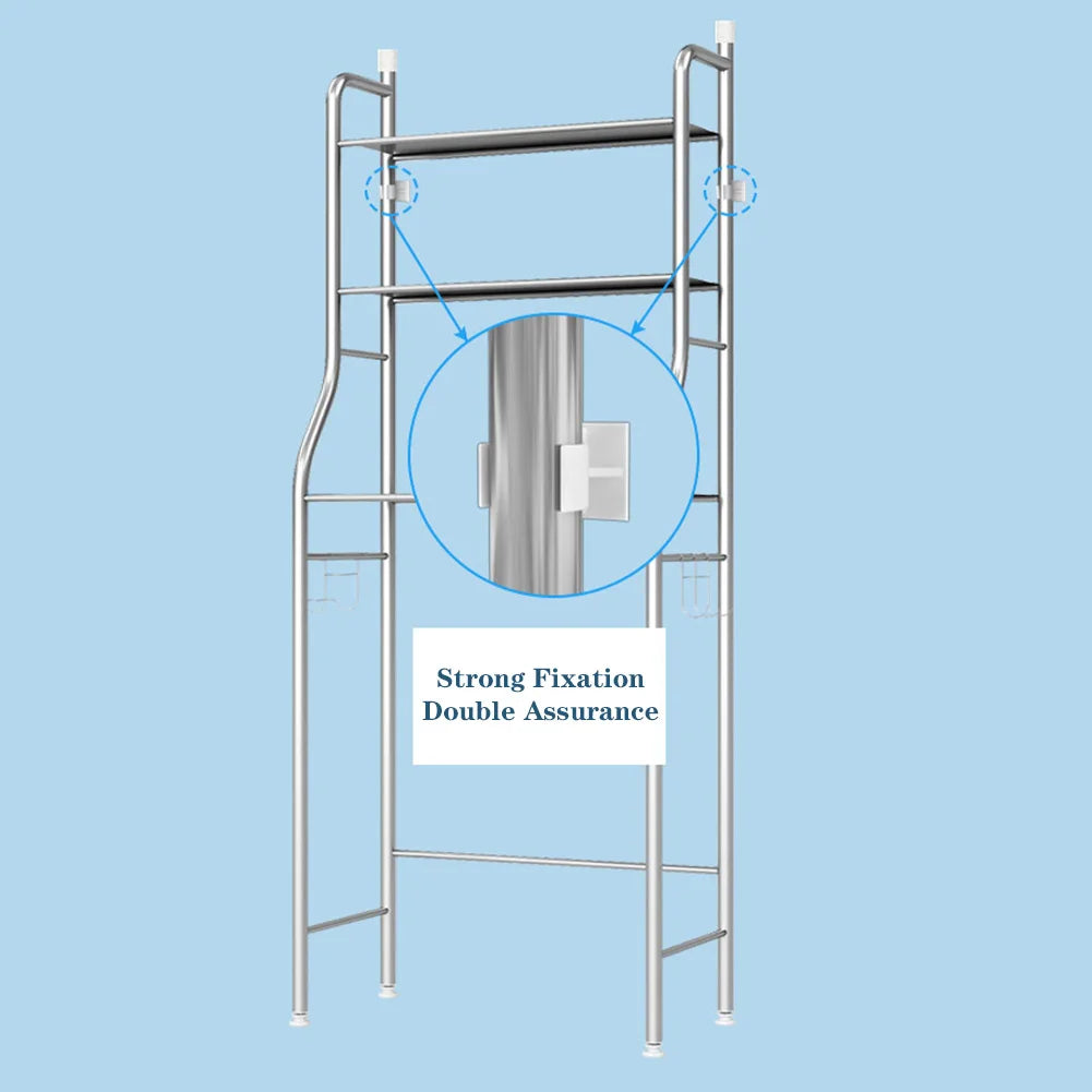 DecorBites™ 3-Tier Over Toilet Metal Storage Shelf