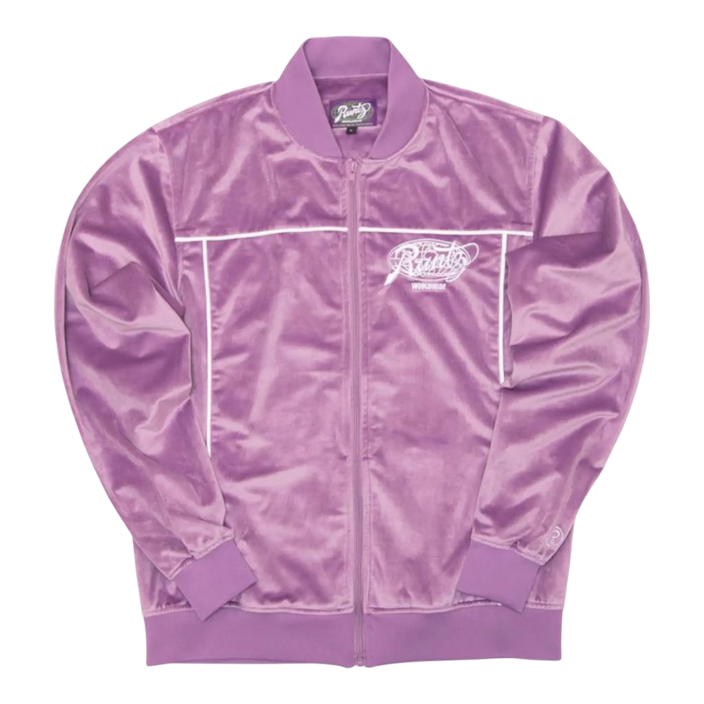 Runtz Around The World Velour Men’s Jacket – Violet