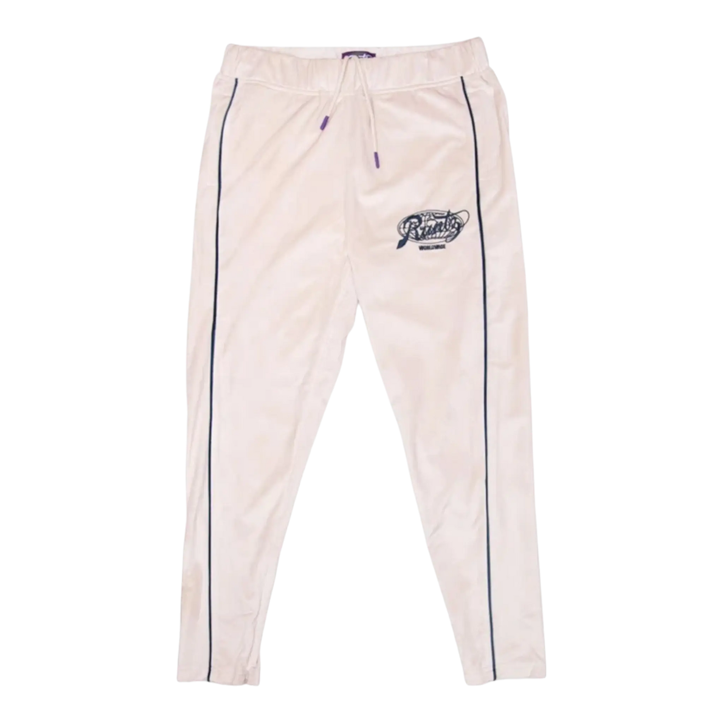 Runtz Around The World Velour Joggers Men’s Pants – Cream