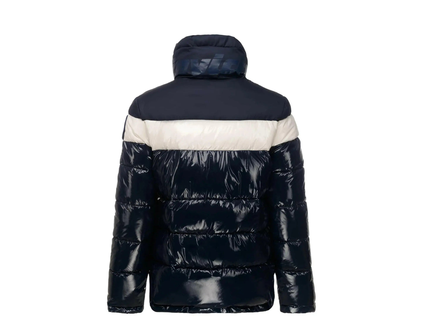 Invicta Jessica Faux Down High Collar Women Puffer Jacket Navy