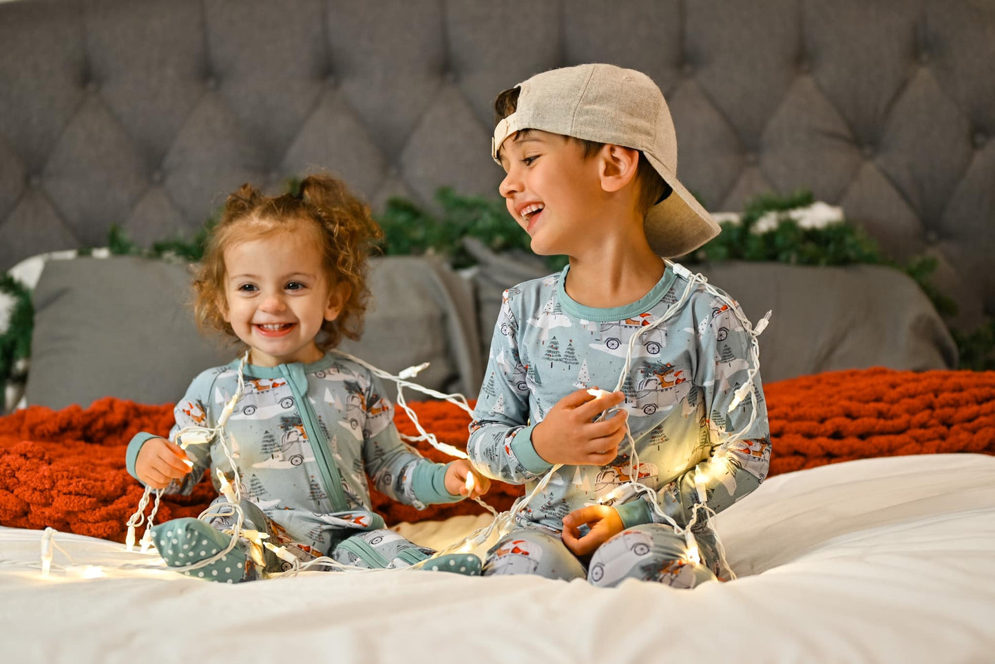 Cruisin' to Christmas 2pc Bamboo Pajamas *12-18m left