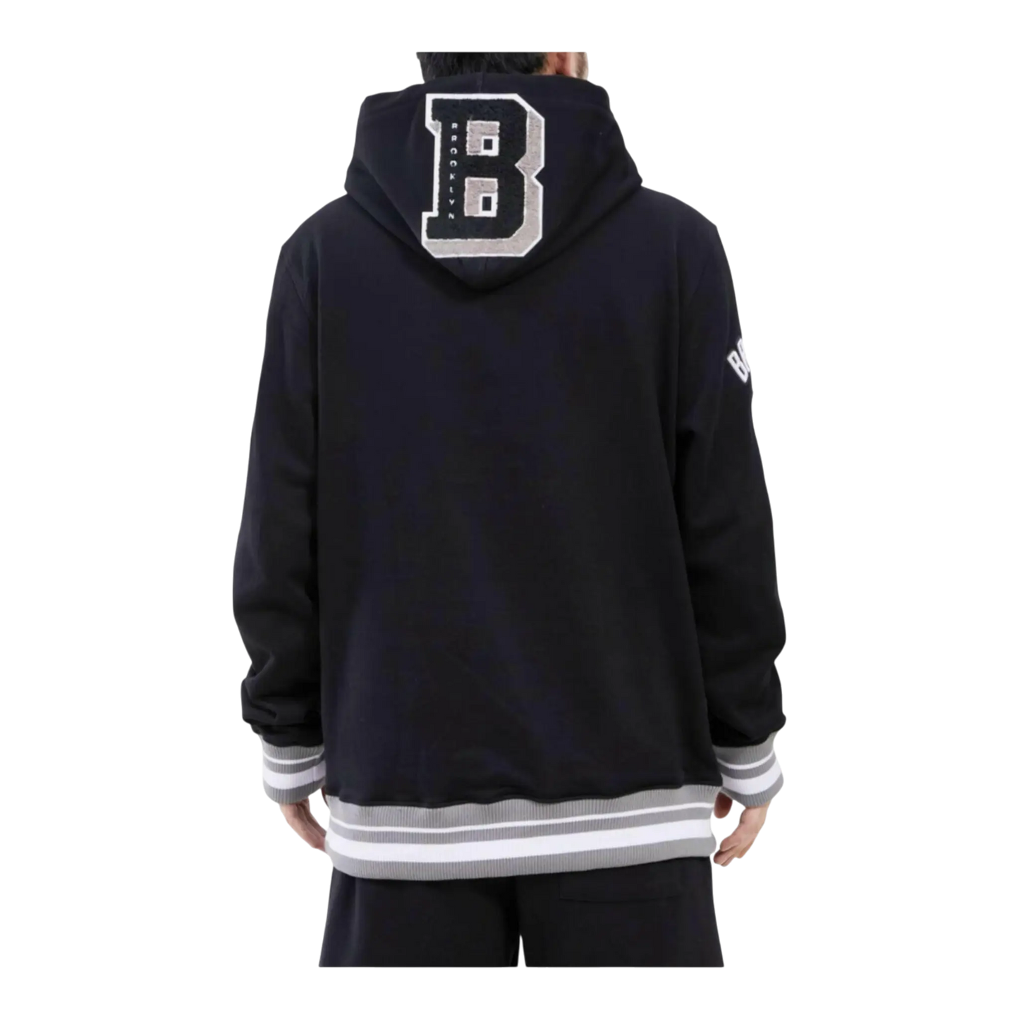Pro Standard NBA Brooklyn Nets Mash Up Logo P/O Men Hoodie Black
