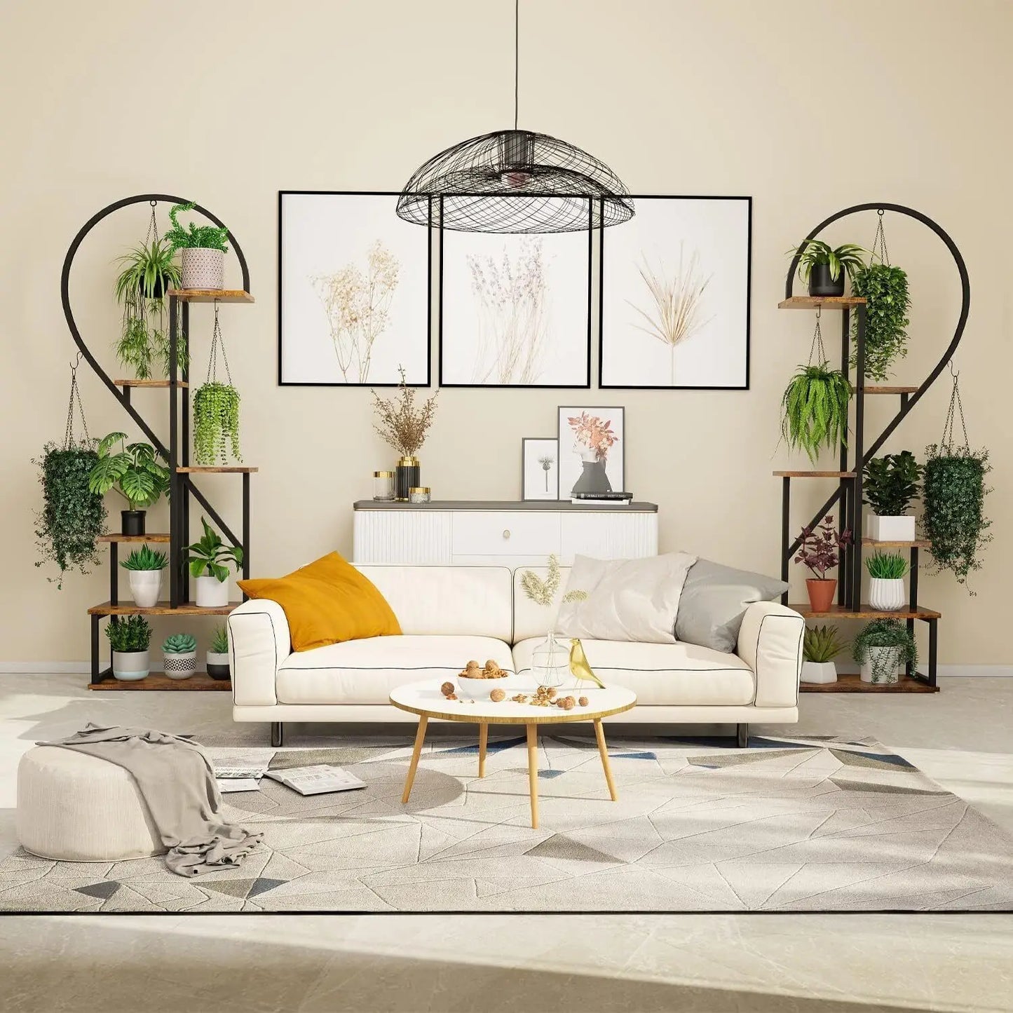 DecorBites™ 6-Tier Heart Shaped Plant Display Stand