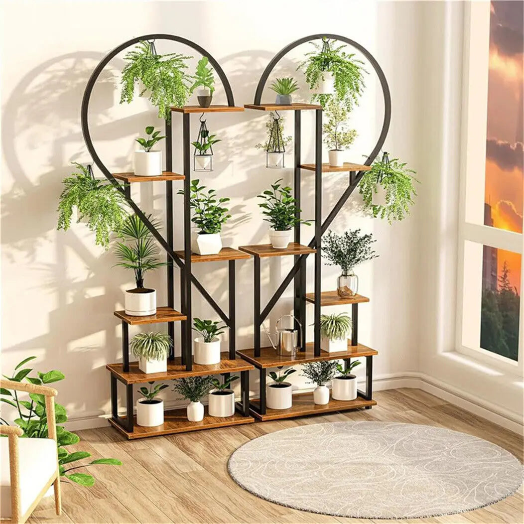 DecorBites™ 6-Tier Heart Shaped Plant Display Stand