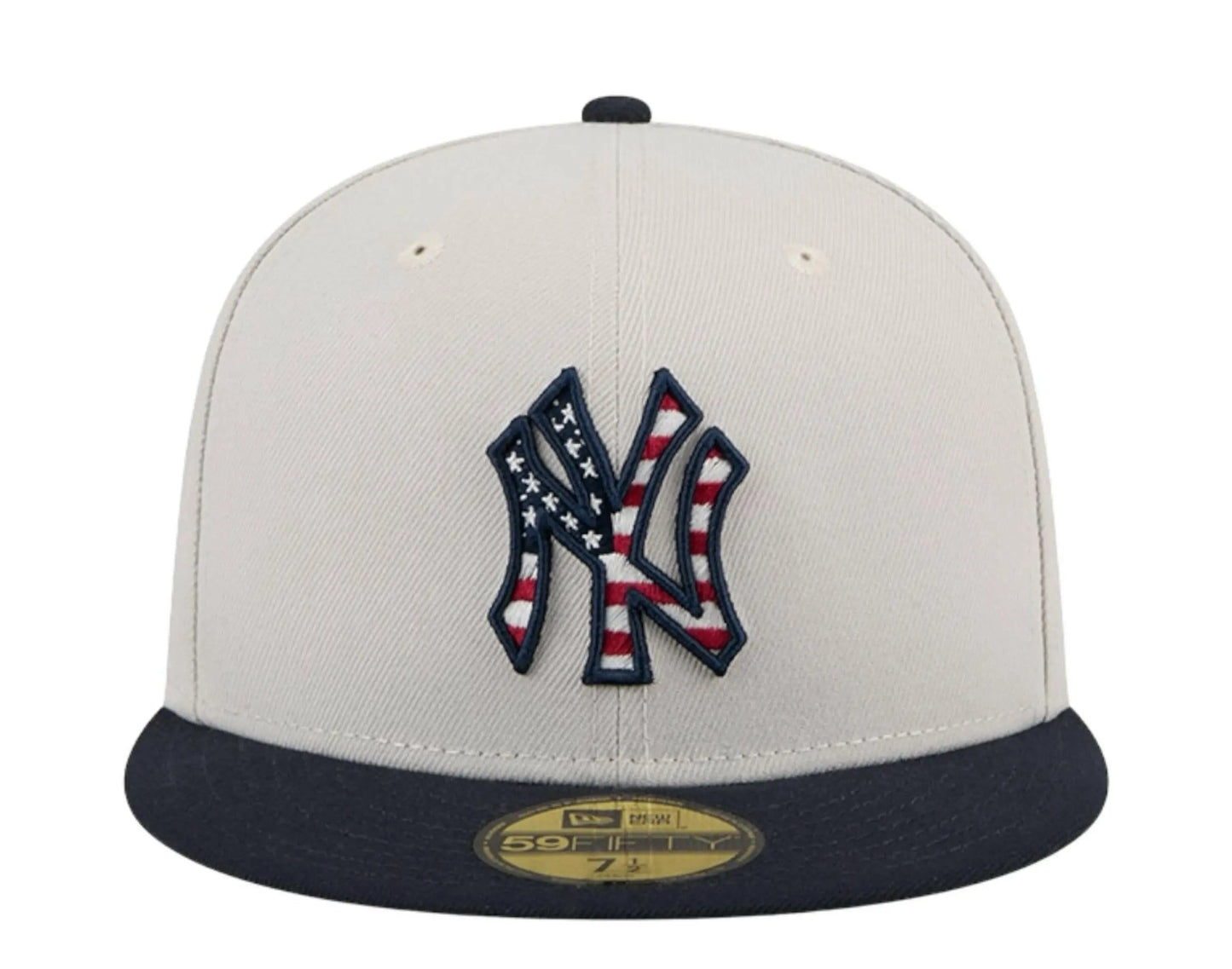 New Era 59Fifty MLB New York Yankees Independence Day 2024 Fitted Hat Gray/Navy