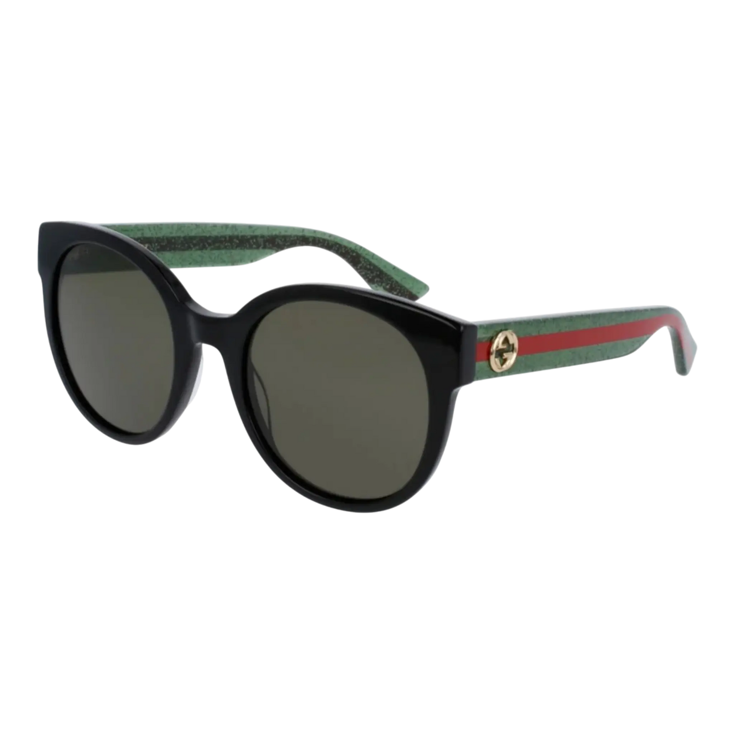Gucci GG0035SN Women Sunglasses Black/Green