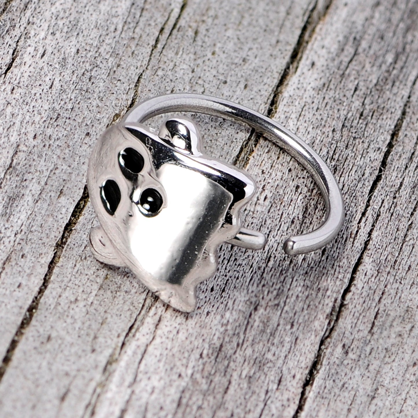 20G 5/16 Scary Boo Ghost Halloween Nose Hoop