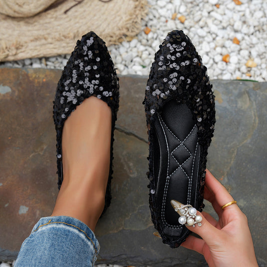 Women’s Pointed-Toe Flat Casual Shoes