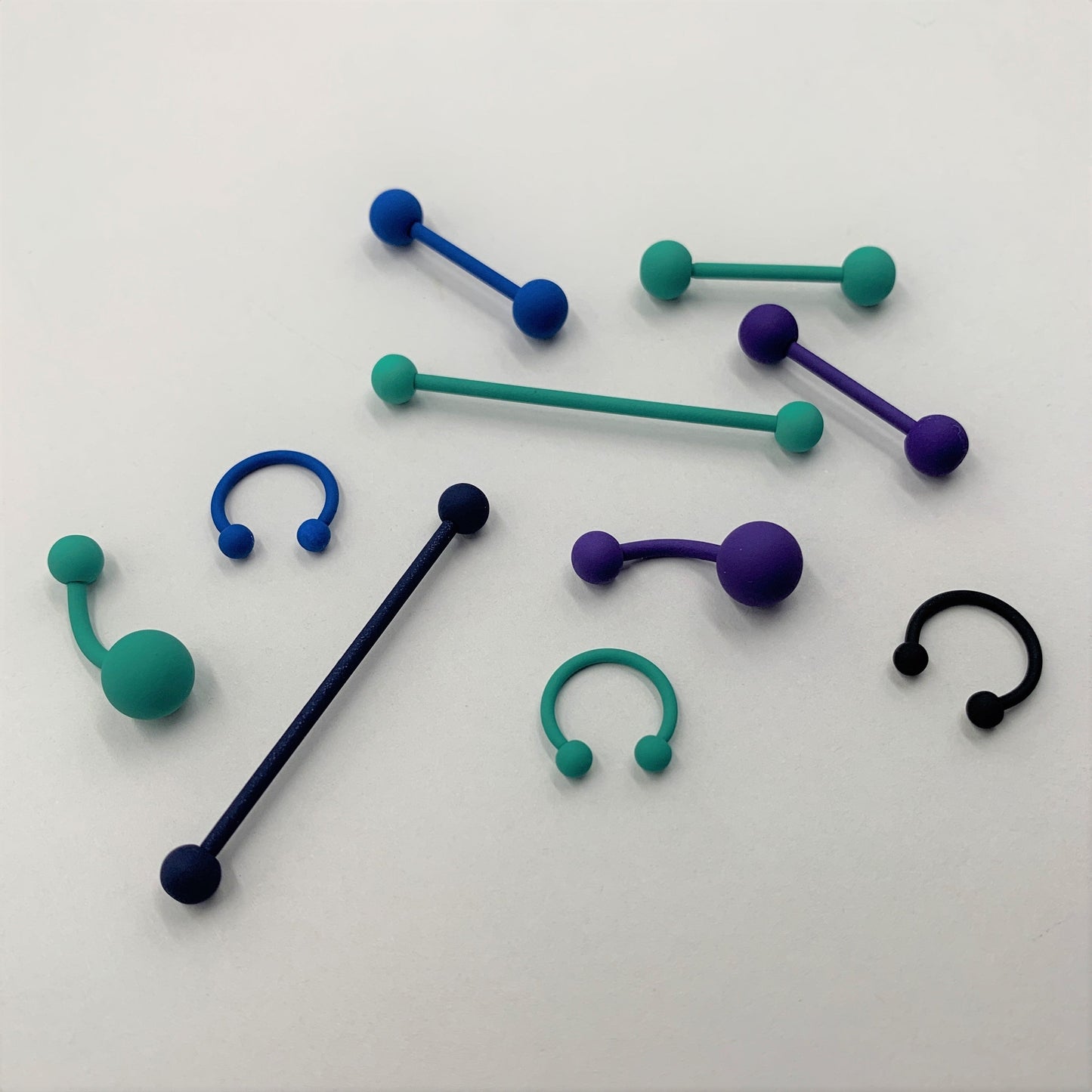 Teriffically Teal Matte Belly Ring