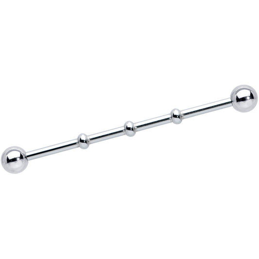 14G Loops Waves Industrial Project Bar 40mm Set of 5