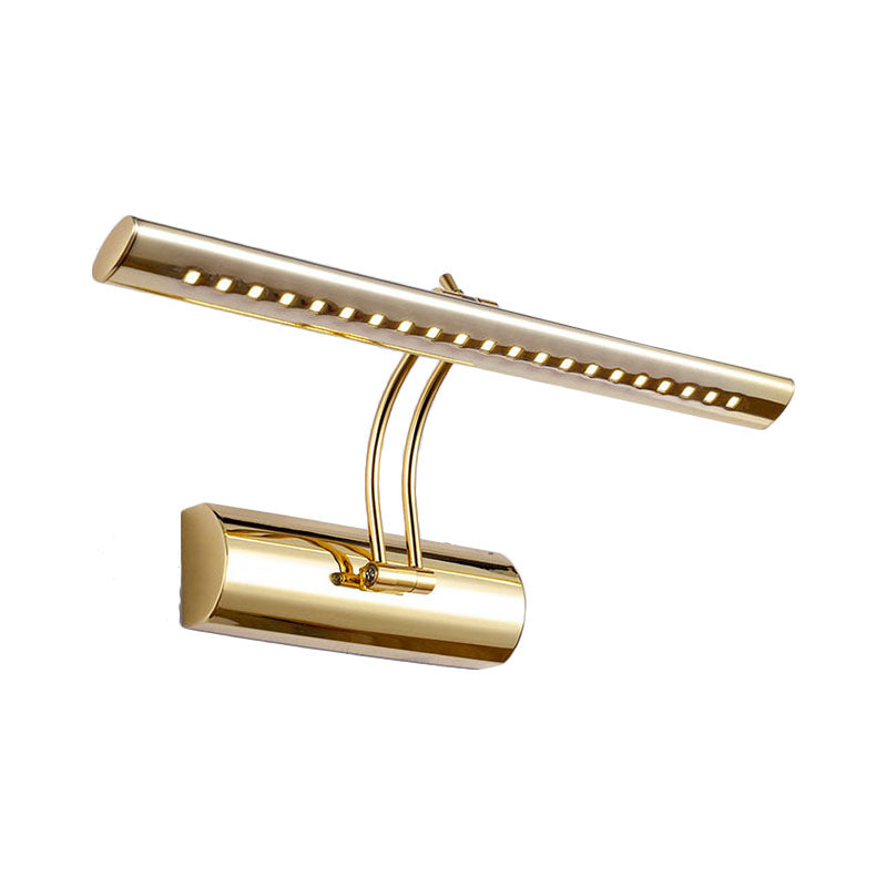 DecorBites™ 16"/21.5" Modern Metal LED Bathroom Vanity Wall Sconce in Gold Finish