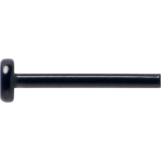 20G 5/16 Black ASTM F-136 Implant Grade Titanium Threadless Post Only Labret