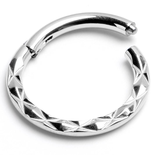 16G 5/16 Ultra Modern Precision Hinge Segment Ring