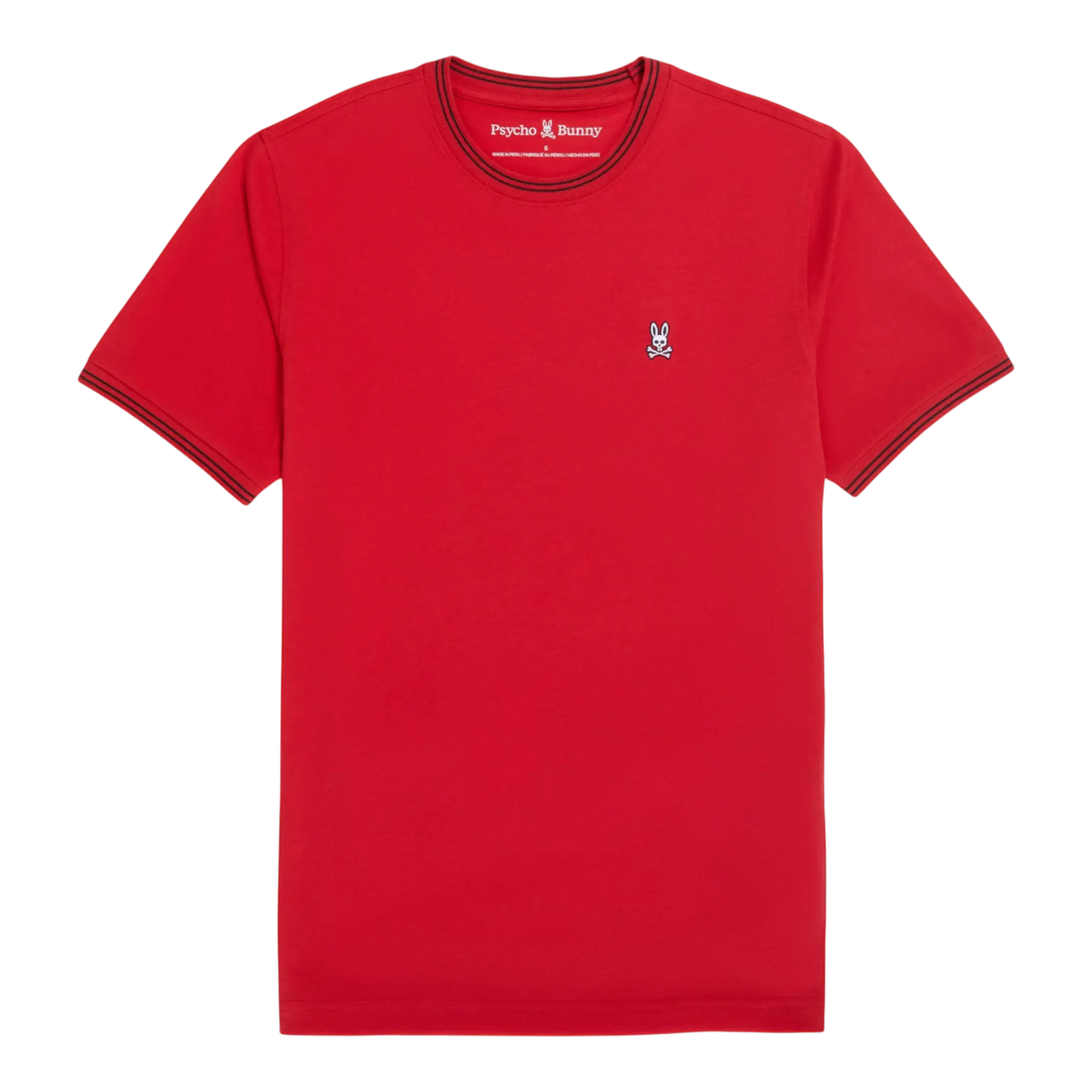 Psycho Bunny Logan Men T‑Shirt Ruby Red