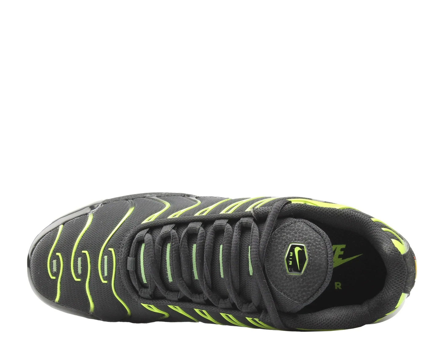 Nike Air Max Plus Men Running Sneakers Black/Volt-White-Platinum Tint