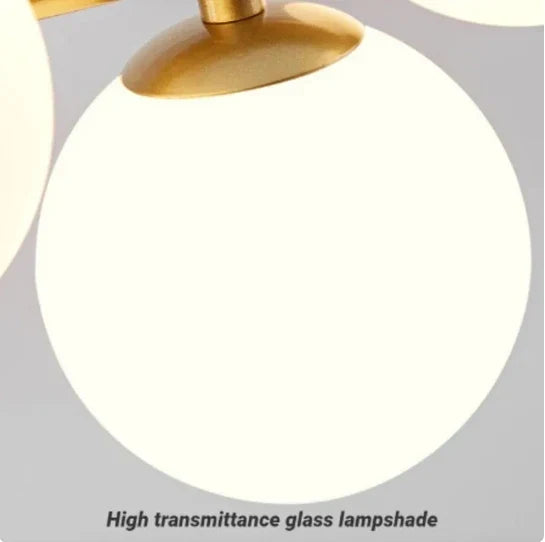 DecorBites™ 9-Light Modern Black LED Chandelier