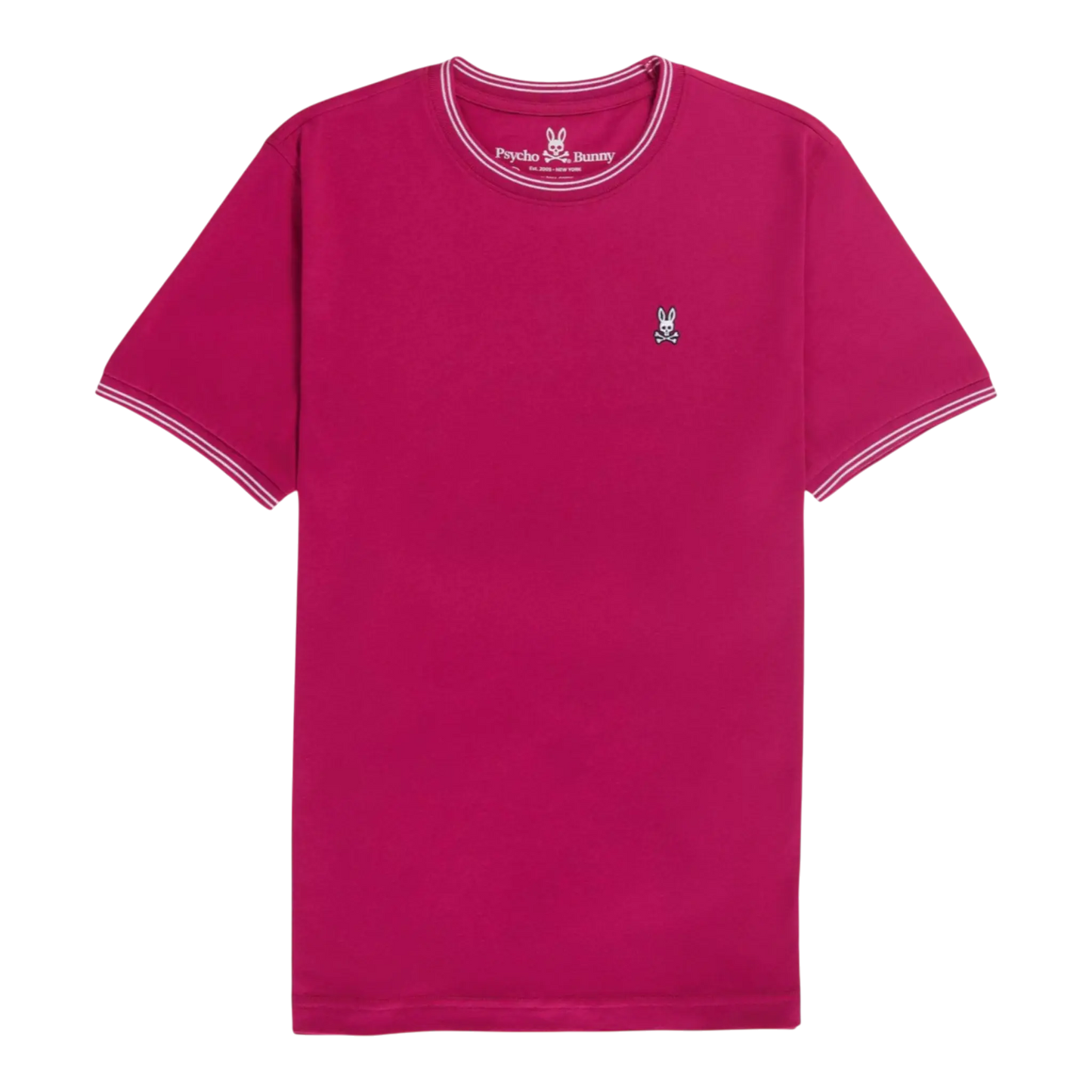 Psycho Bunny Logan Men T-Shirt Wild Berry