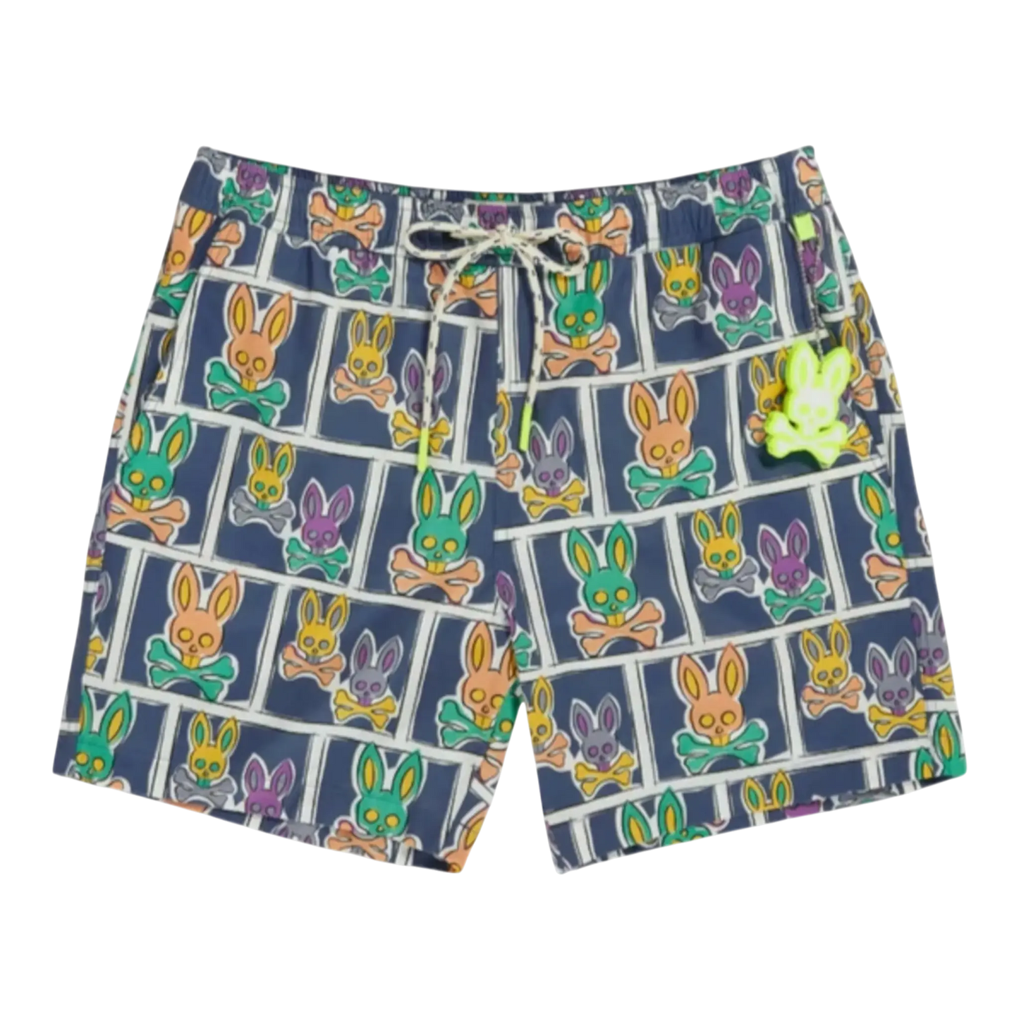 Psycho Bunny James Bunny In Box Men Swim Trunks Bal Harbour