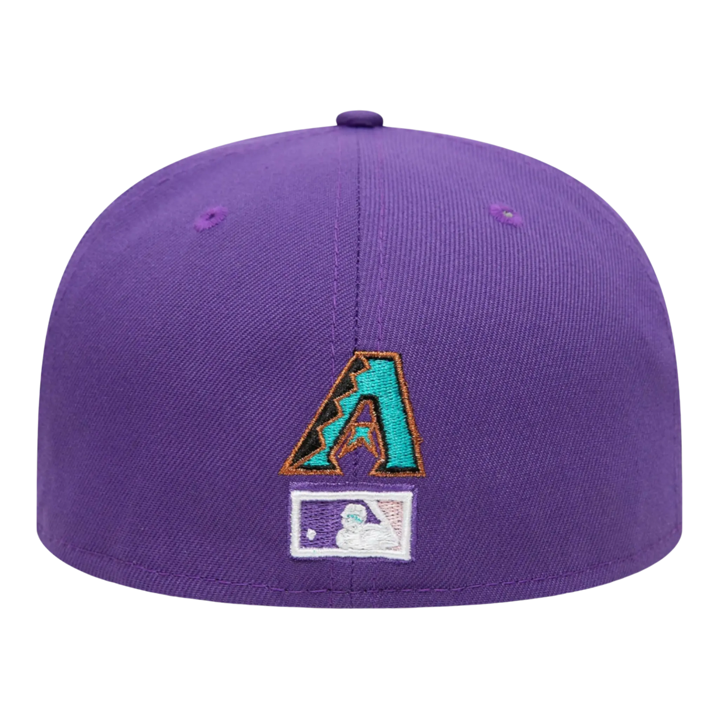 New Era 59Fifty Arizona Diamondbacks Bloom Side Patch MLB Fitted Hat Men Fitted Hat Black/Purple