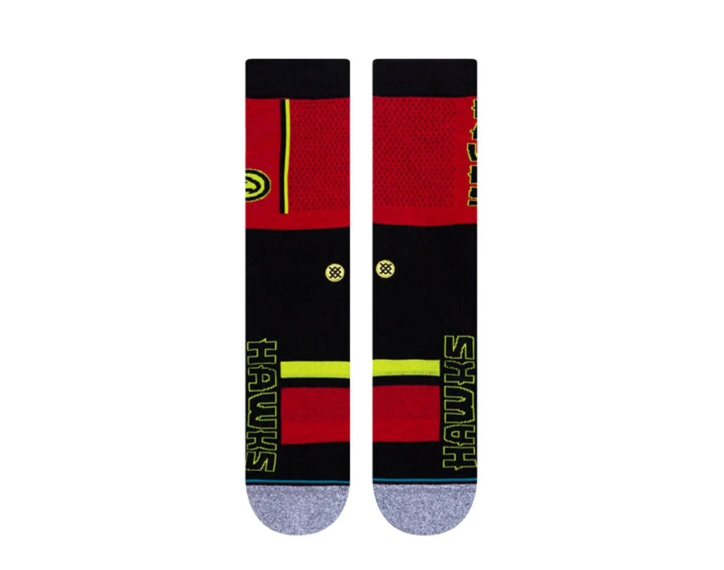 Stance Hawks Shortcut 2 NBA Crew Socks Red/Black