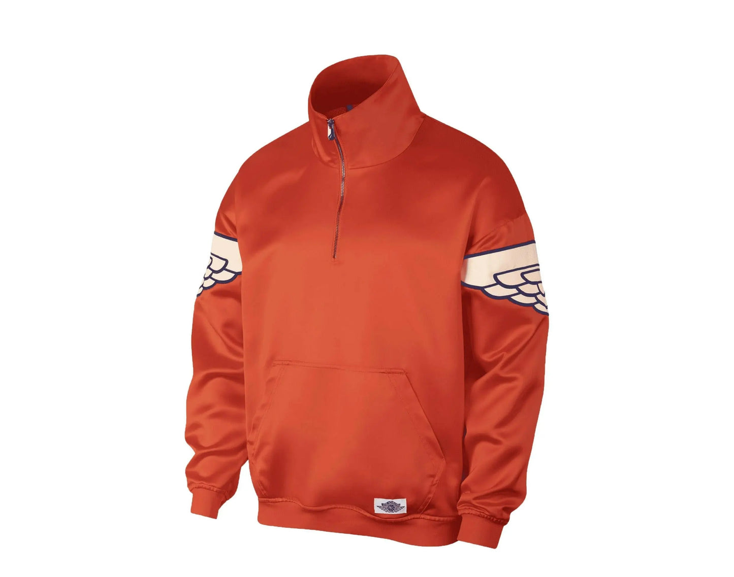 Jordan Wings Classic Pull-Over Men Jacket Team Orange/Crimson Tint-Deep Royal Blue
