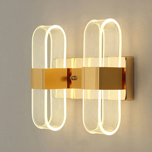 DecorBites™ Elliptical LED Wall Lamp for Home Decor Bedside Lighting in Bedroom Living Room