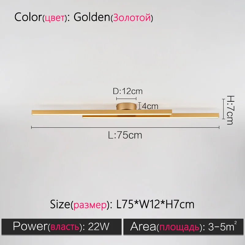 DecorBites™ 2023 Minimalist Nordic Ceiling Light for Living Room, Bedroom, Aisle & Balcony