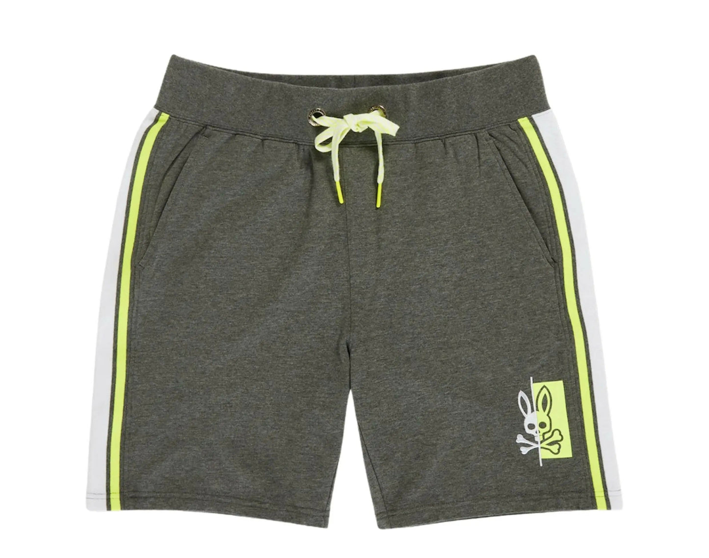 Psycho Bunny Dovedale Men Shorts Heather Storm Grey/Lime