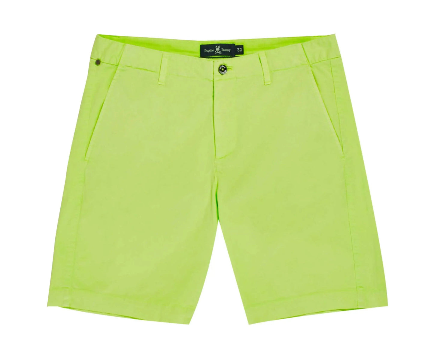 Psycho Bunny Diego Men Shorts Electric Lime