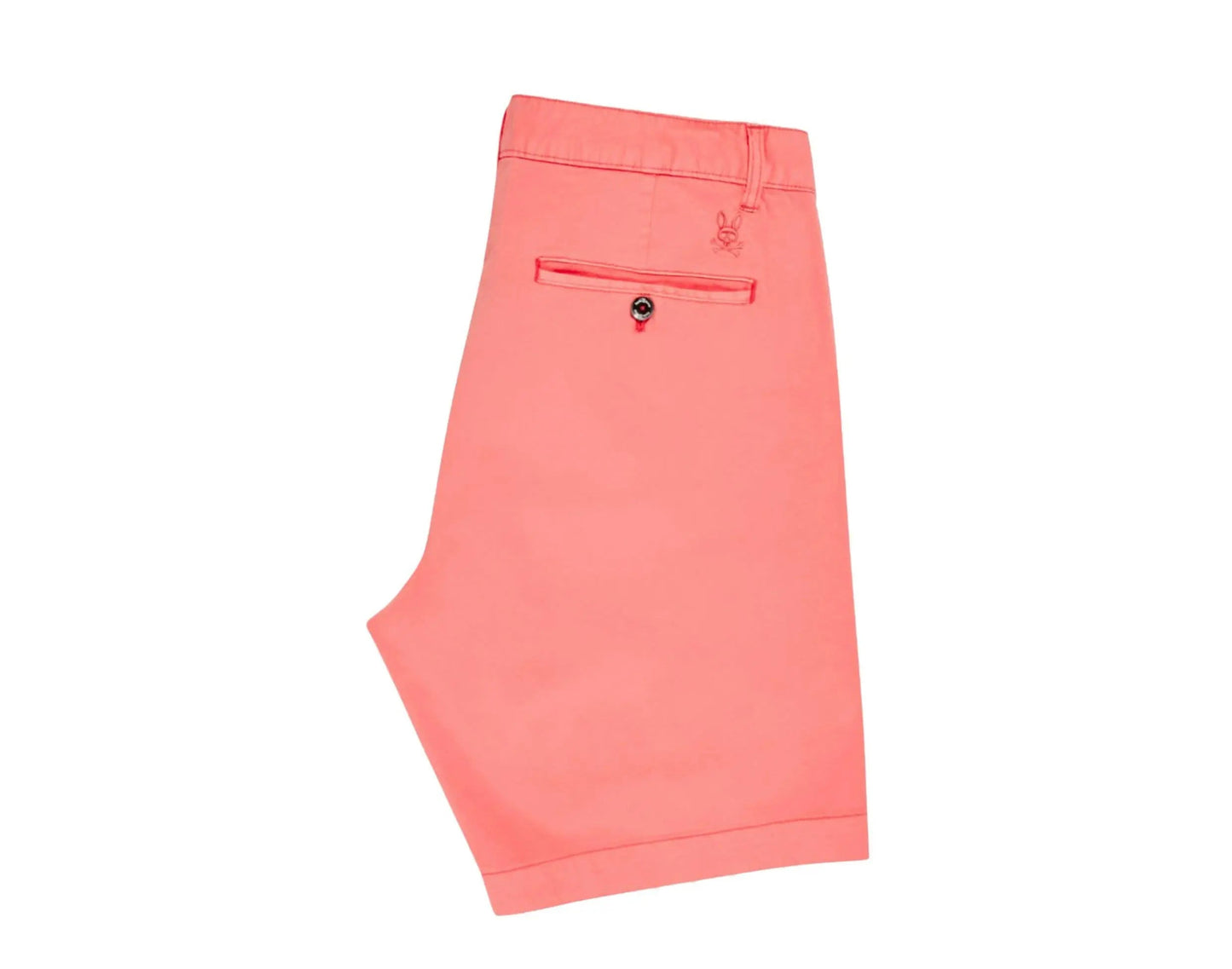 Psycho Bunny Diego Men Chino Shorts Neon Coral