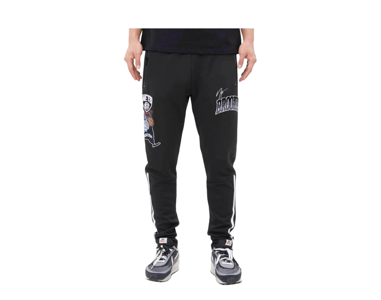Pro Standard Brooklyn Nets Home Town Men Track Pants Black
