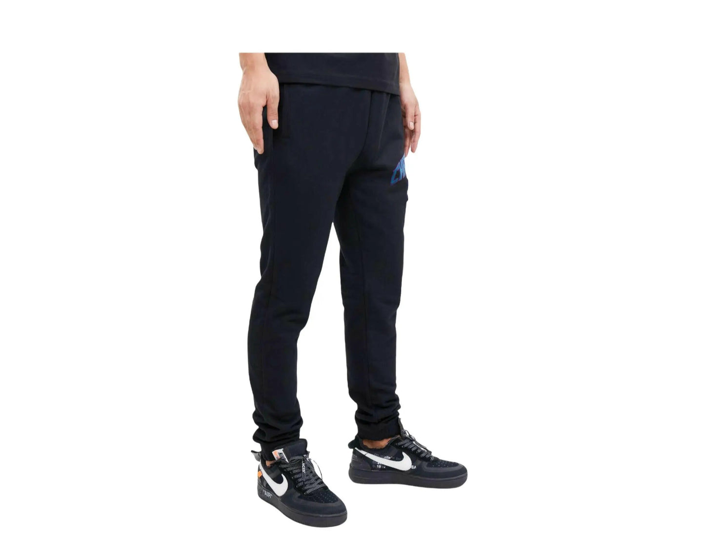 Pro Standard NBA Charlotte Hornets Stacked Logo Men Sweatpants Black