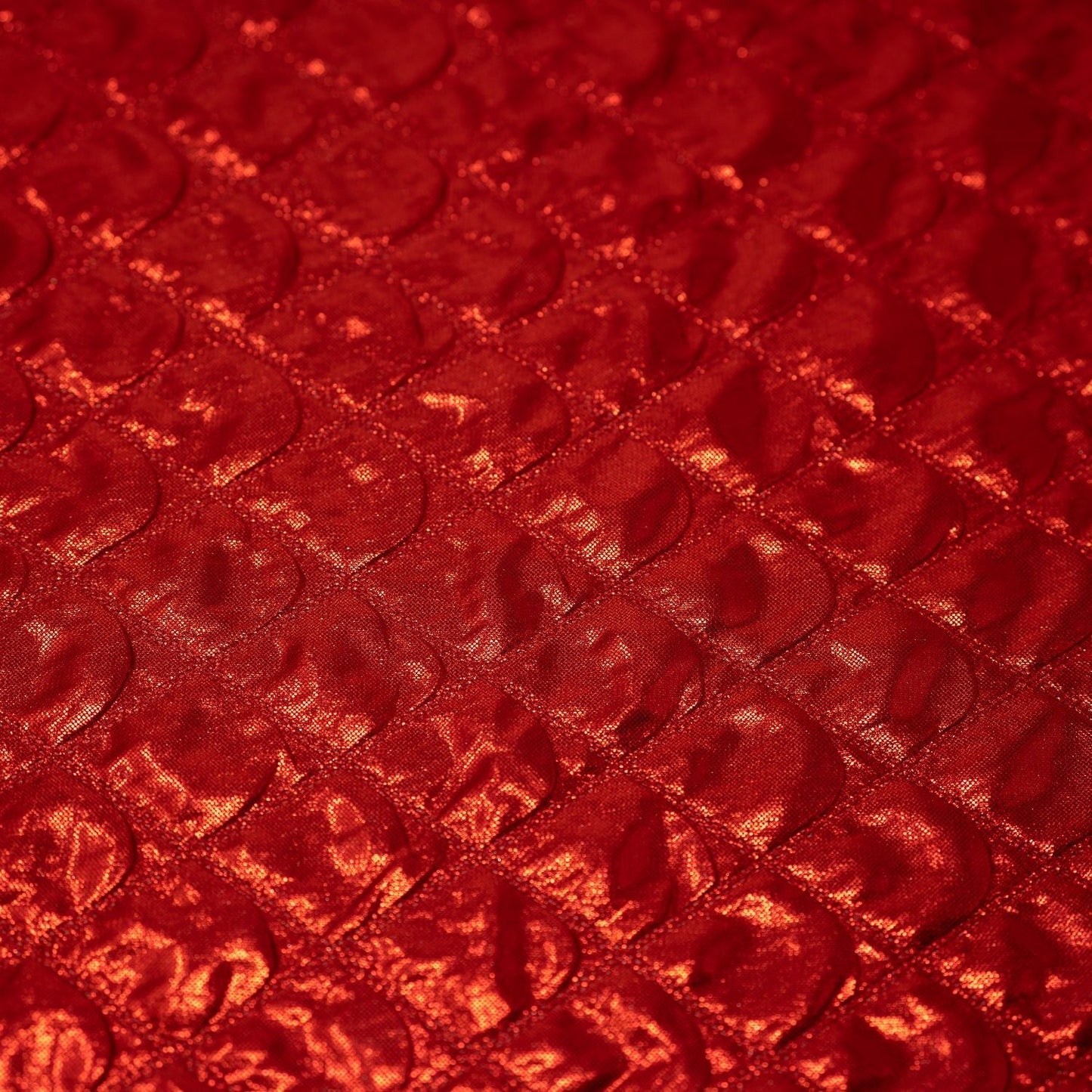Betty Embossed Metallic Polyester Fabric | Blue Moon Fabrics