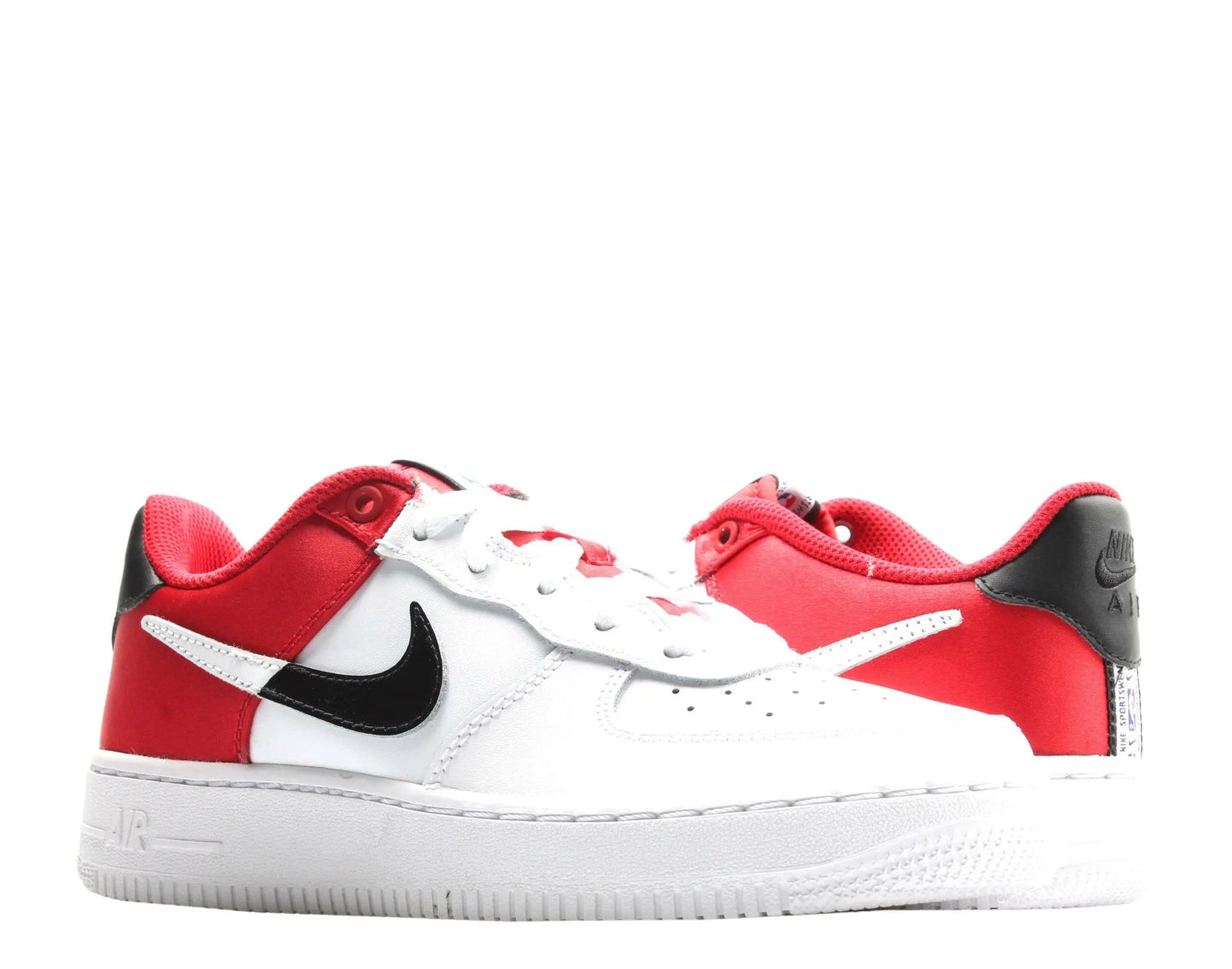 Nike Air Force 1 LV8 1 Big Kids Basketball Shoes University Red/White-Black