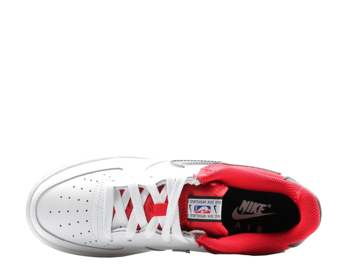 Nike Air Force 1 LV8 1 Big Kids Basketball Shoes University Red/White-Black