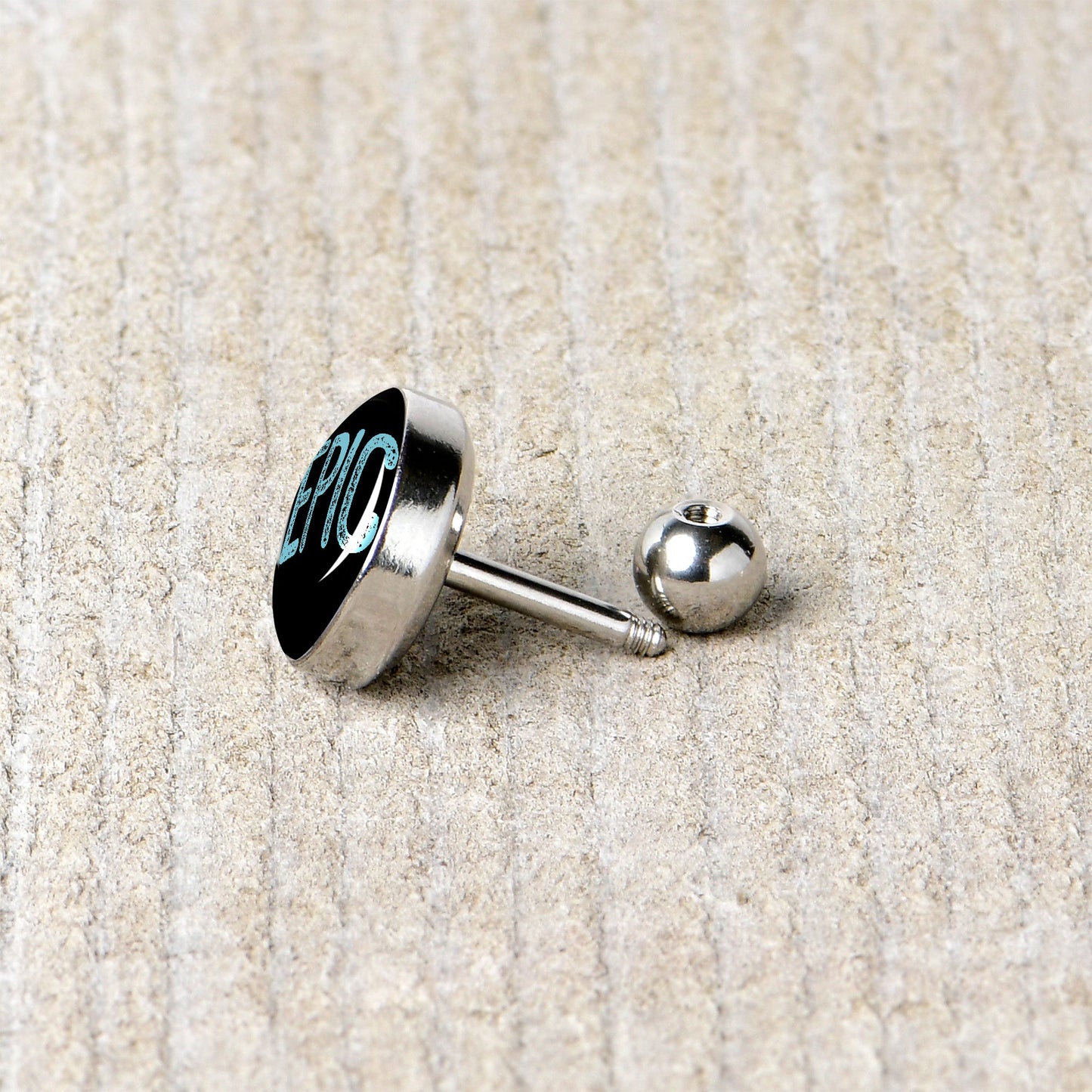 16G 1/4 Epic Blue Cartilage Tragus Earring