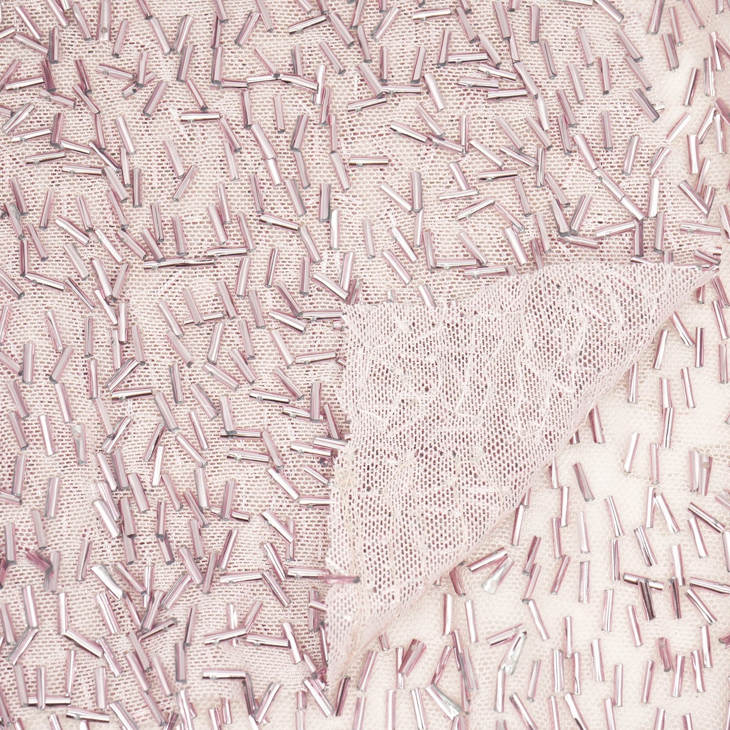 Dazzle Beaded Stretch Mesh Fabric | Blue Moon Fabrics