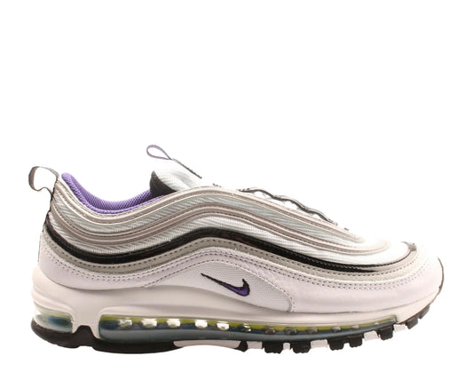 Nike Air Max 97 Men Running Sneakers White/Court Purple-Black