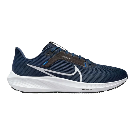Nike Air Zoom Pegasus 40 Men Running Sneakers Midnight Navy Black Racer Blue White