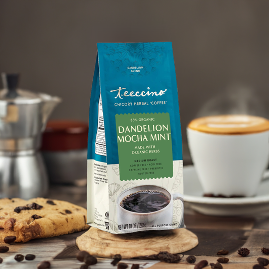 Dandelion Mocha Mint Herbal Coffee